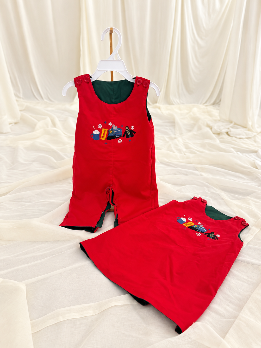 Tis the season - boy reversible Jon Jon