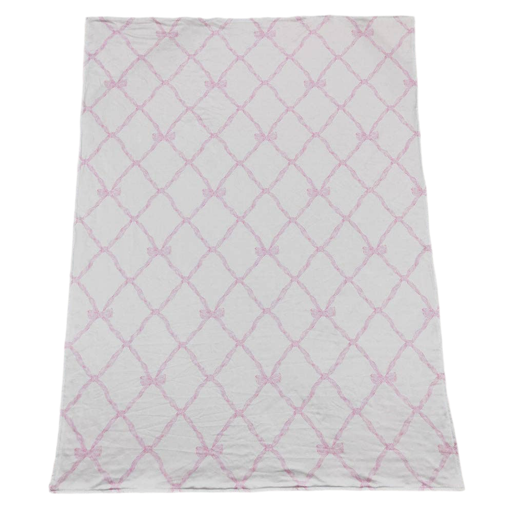 Pink Bows Blankets