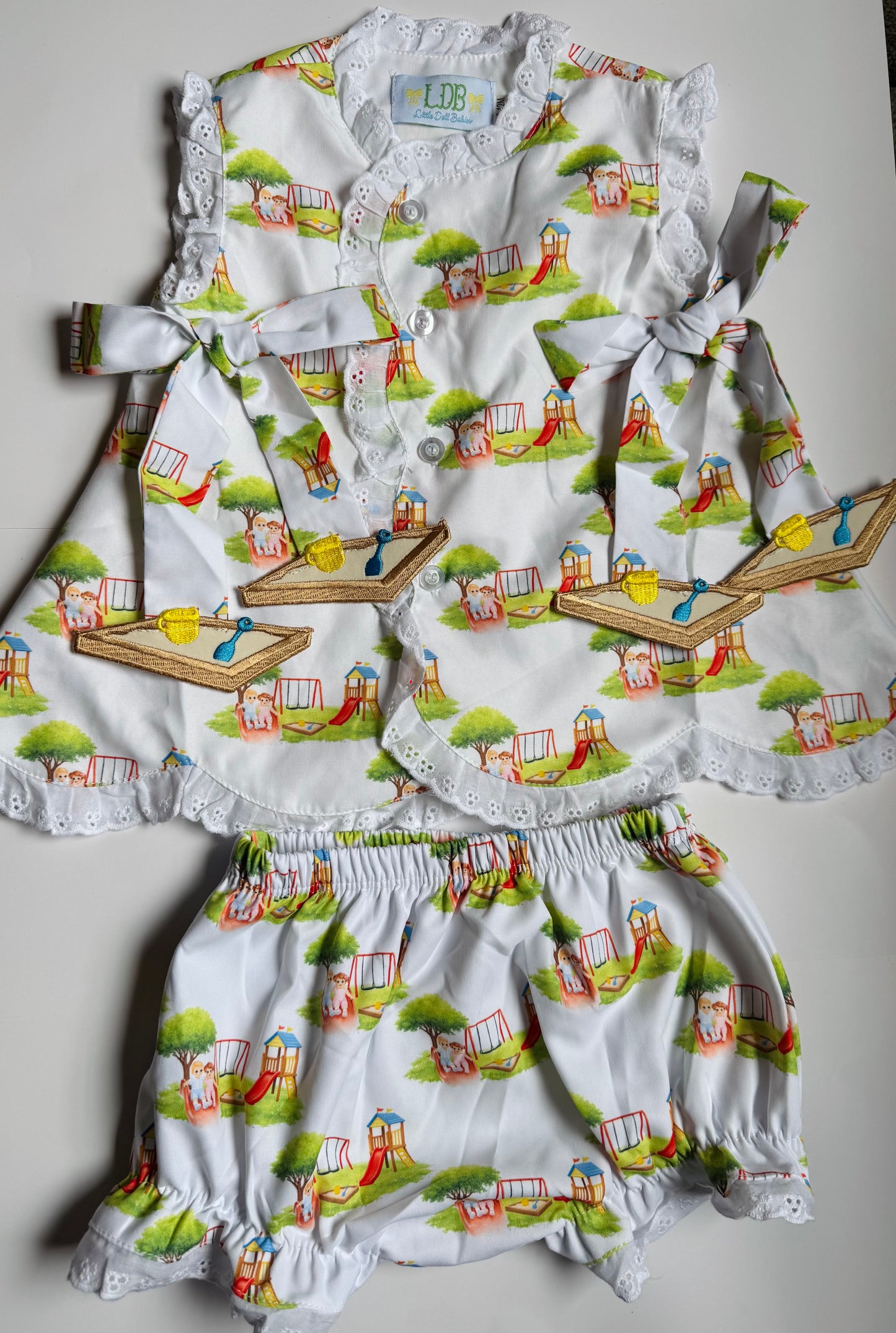 Park Pals- girl diaper set