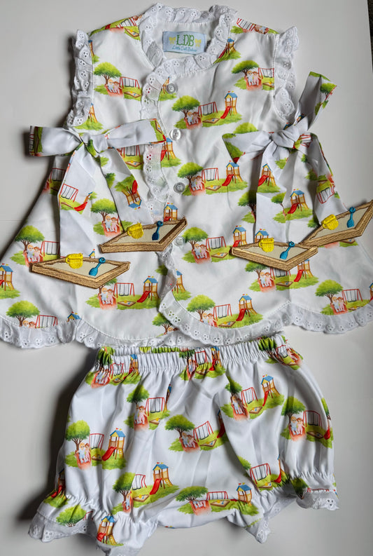 Park Pals- girl diaper set