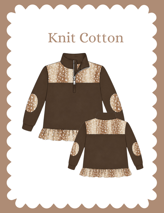 Fawn of you - girls pullover