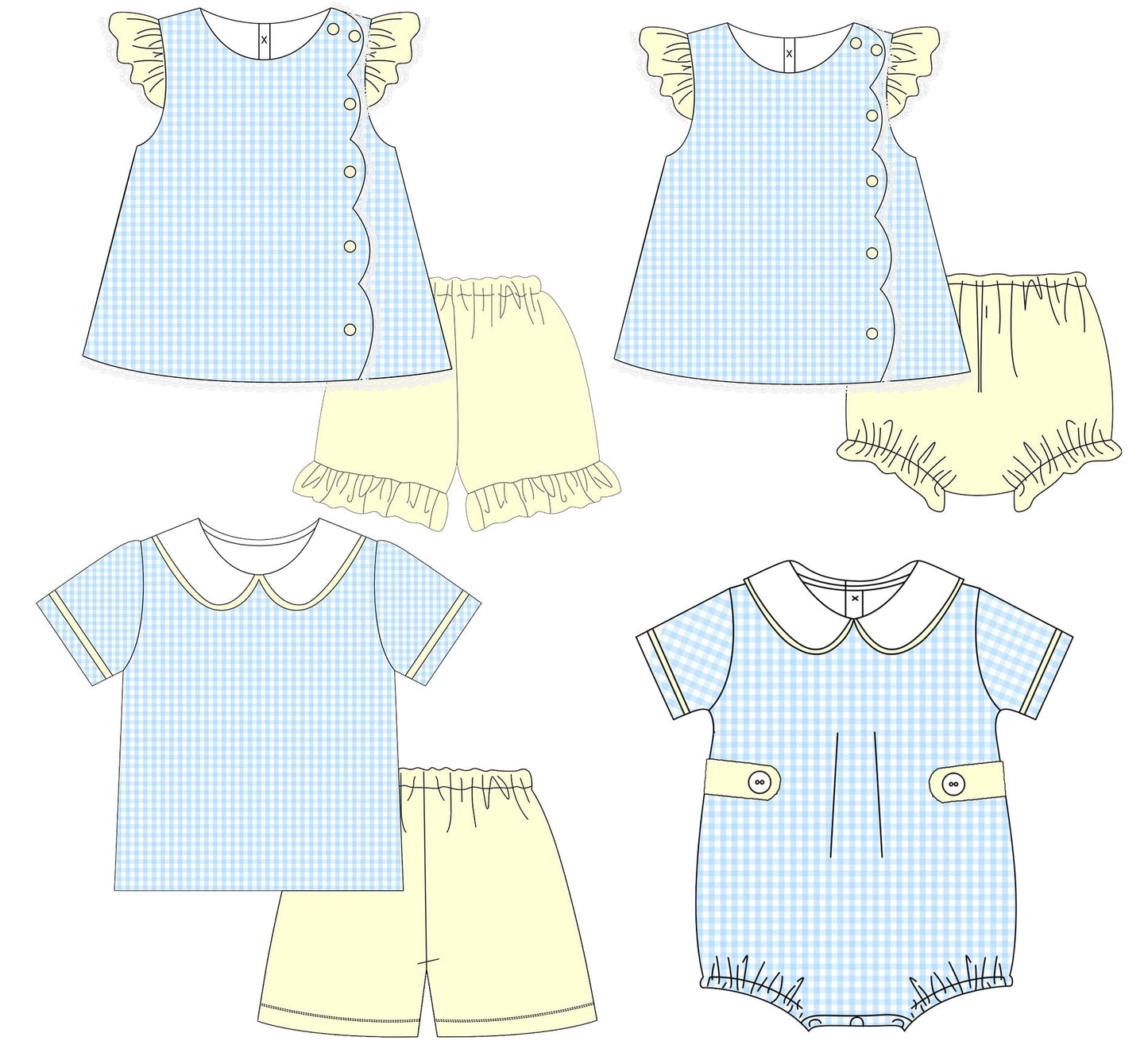 My Sunshine - girl diaper set PO ETA FEB